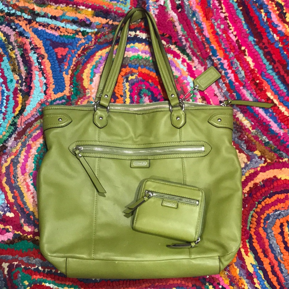 Coach Shoulder Bag and Matching Wallet